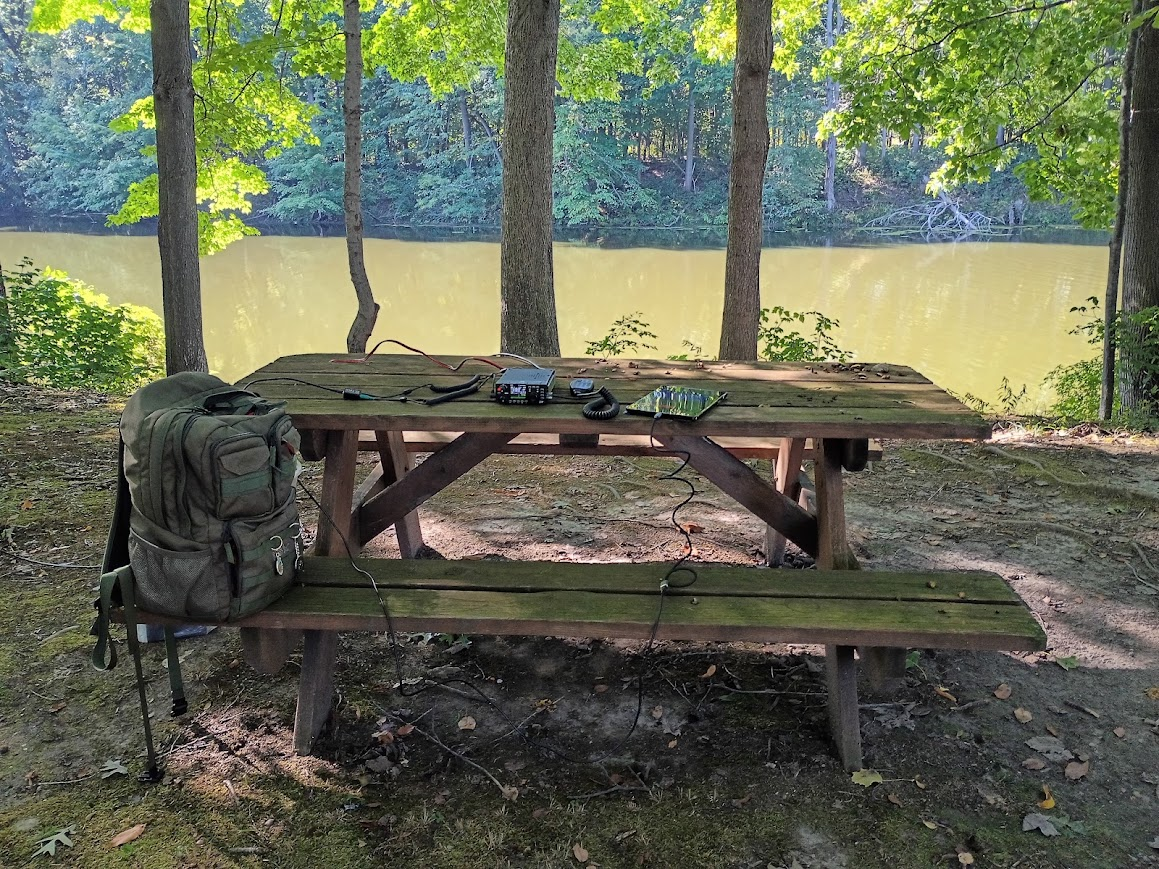 Portable amateur radio station