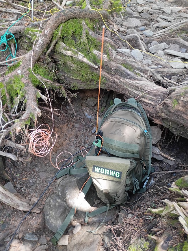 W9RWG portable amateur radio backpack